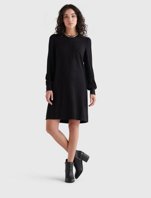 Cozy Knit Dresses Suitable from Work to Home